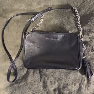 Michael Kors Ginny Leather Crossbody Bag